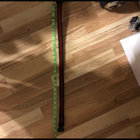 Gucci print belt bag in black. Sz 90 - Picture 7 of 8